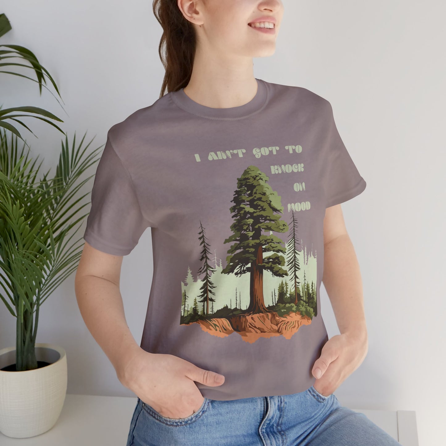 Nature-Themed Unisex Jersey Tee - "I Ain't Got to Knock on Wood" | Outdoor Lovers, Eco-Friendly Gift, Camp Vibes, Adventure Wear, Gift [...]