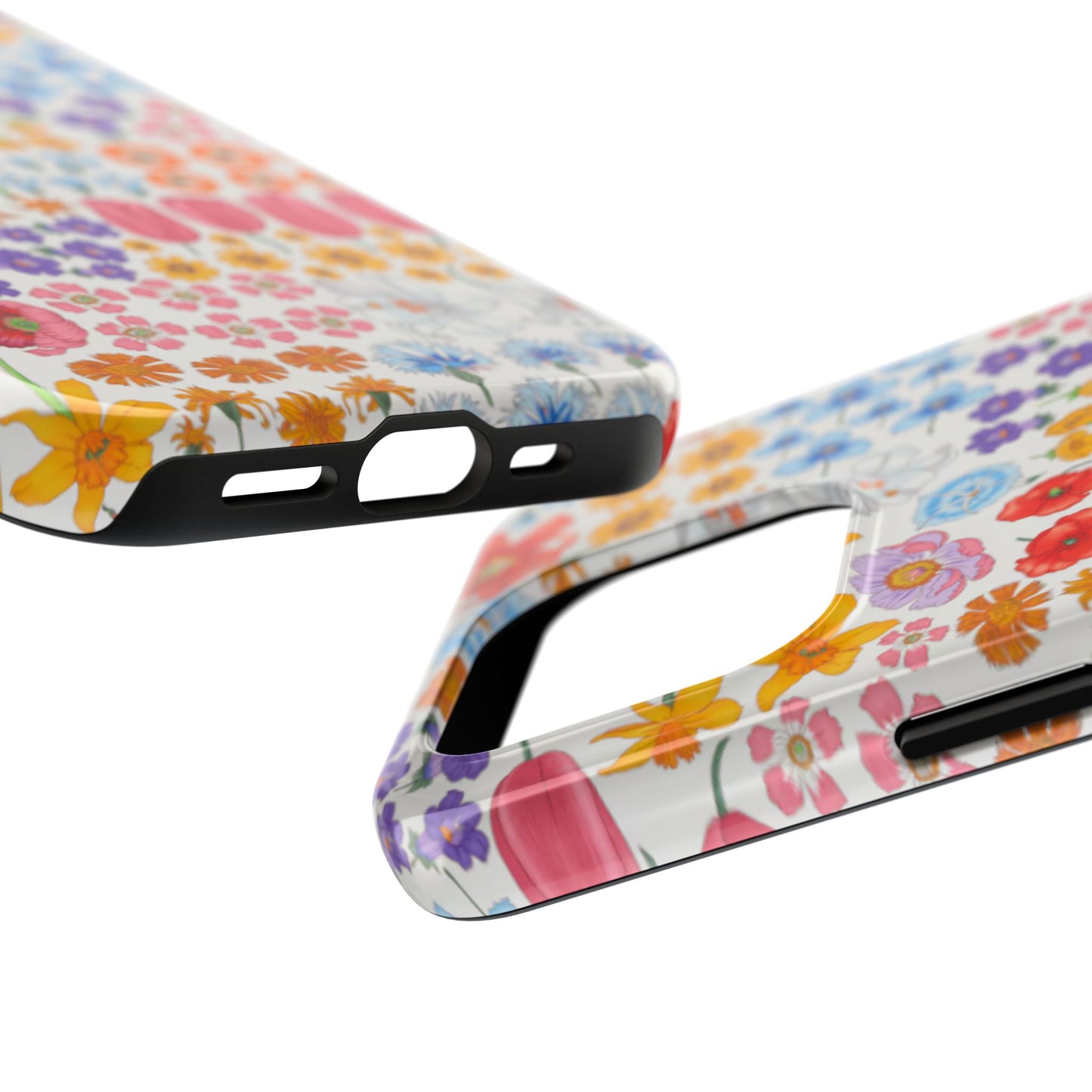 Vibrant Floral Tough Phone Case "Flora"- Durable Protection for Your Device