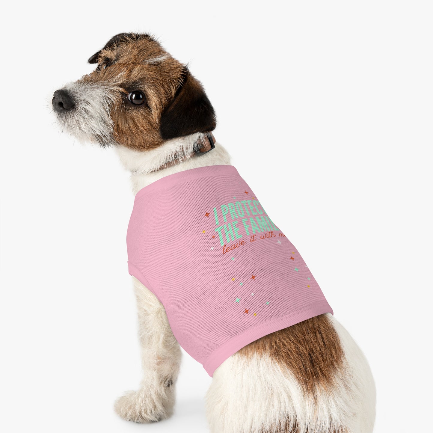 I Protect the Family -  Pet Tank Top - I Protect The Family, Cute Dog Shirt, Pet Apparel for Dog Lovers, Trendy Dog Outfit, Pet Gift for Birthdays