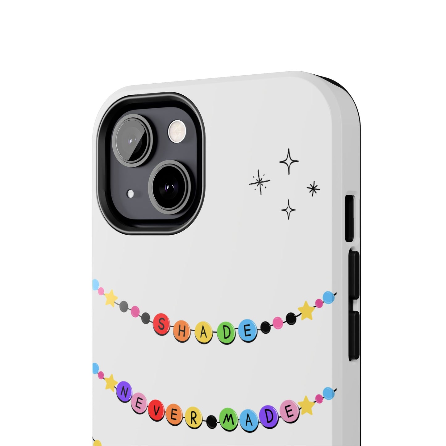 Shade Never Made Anybody Less Gay - Friendship Bracelet Pride - Colorful Statement Phone Cases for Trendsetters, Cute Phone Accessories, Gift for Friends, Rainbow Aesthetic, Vibrant Protective Cases