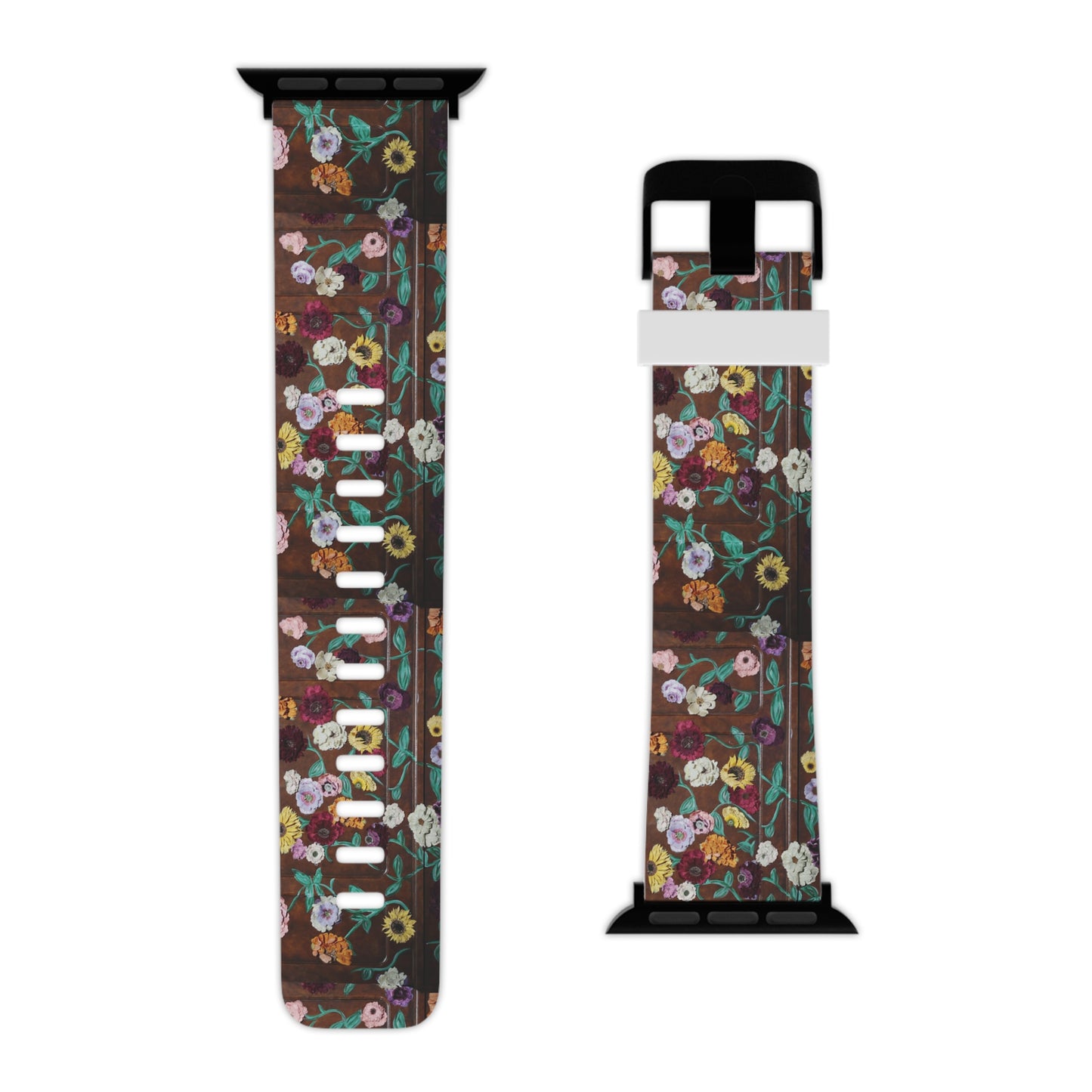 Surprise Song Floral Piano - Watch Band for Apple Watch