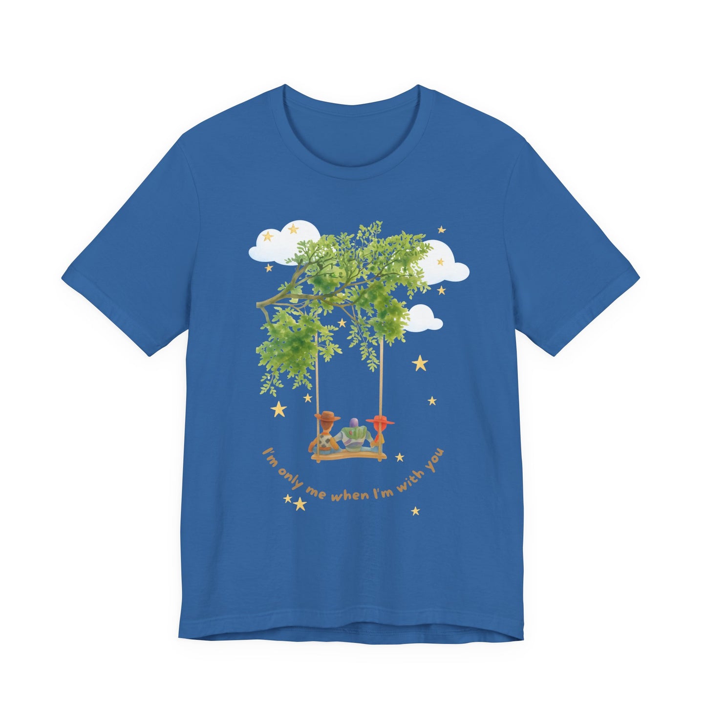 Tree Swing Cute Illustration Tee — I'm only me when I'm with you