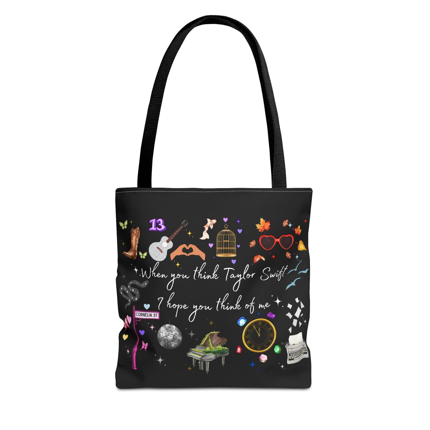 I hope you think of me Tote Bag, Music Lover Gift, Stylish Reusable Bag, Concert Accessory, Fan Merchandise