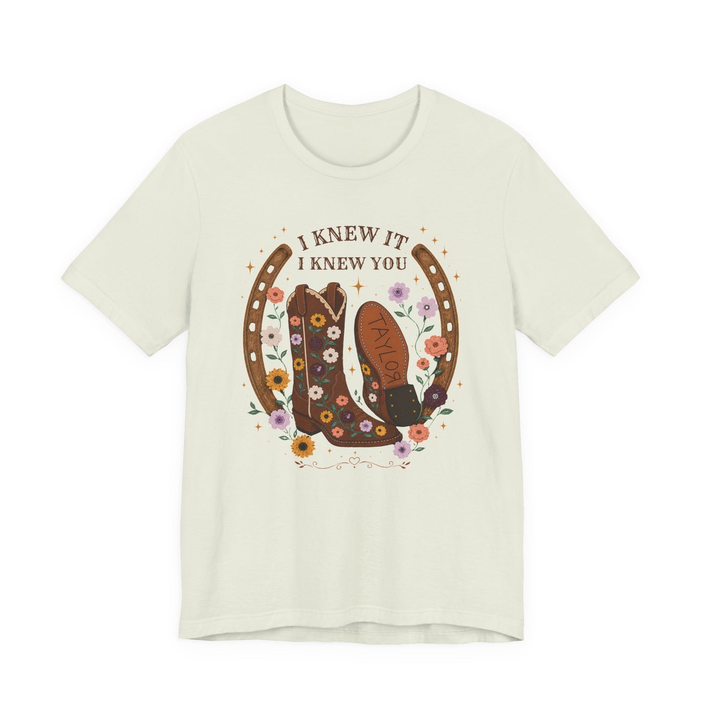 I Knew It I Knew You Cowboy Boots Tee