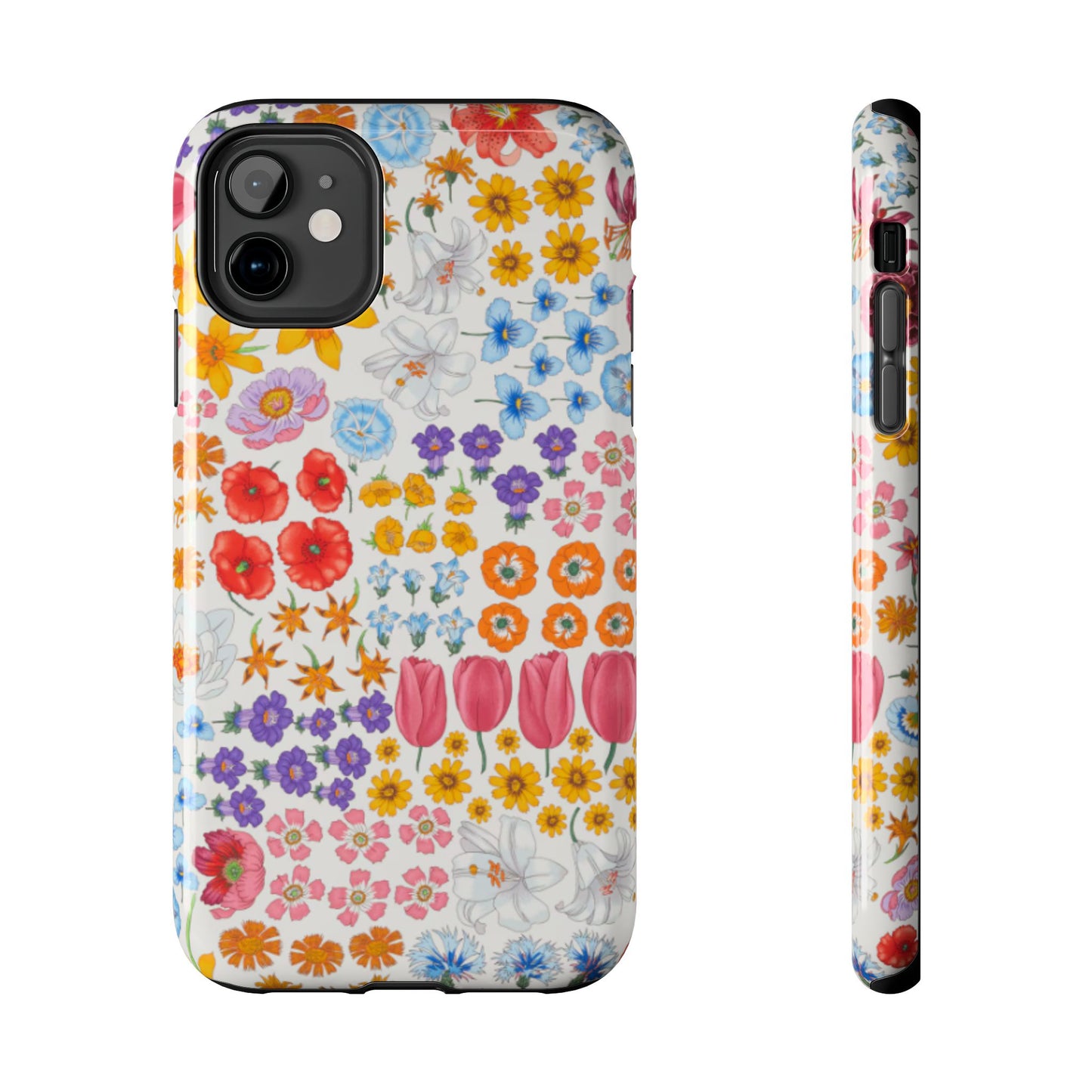 Vibrant Floral Tough Phone Case "Flora"- Durable Protection for Your Device