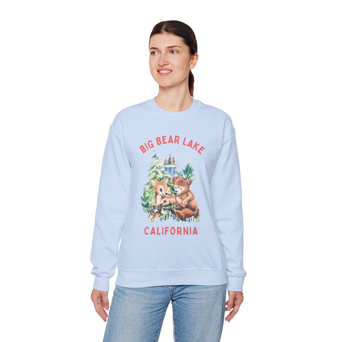 Big Bear Lake Unisex Heavy Blend™ Crewneck Sweatshirt