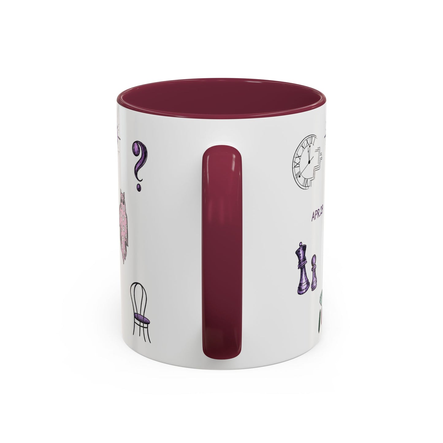 Midnights Icons Coffee Mug — Cute Illustrated Symbol Collage (11oz)