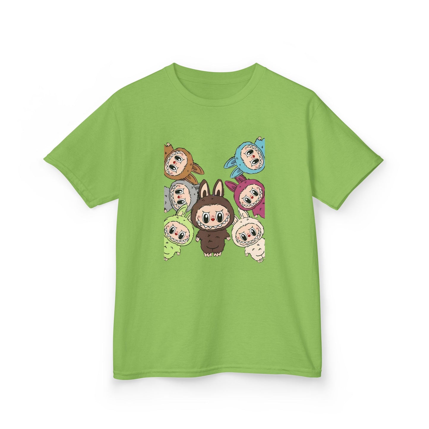 KIDS Adorable Labubu Tee, Fun Graphic Shirt for Boys & Girls, Perfect for Playdates, Birthdays, Family Events, Gifts