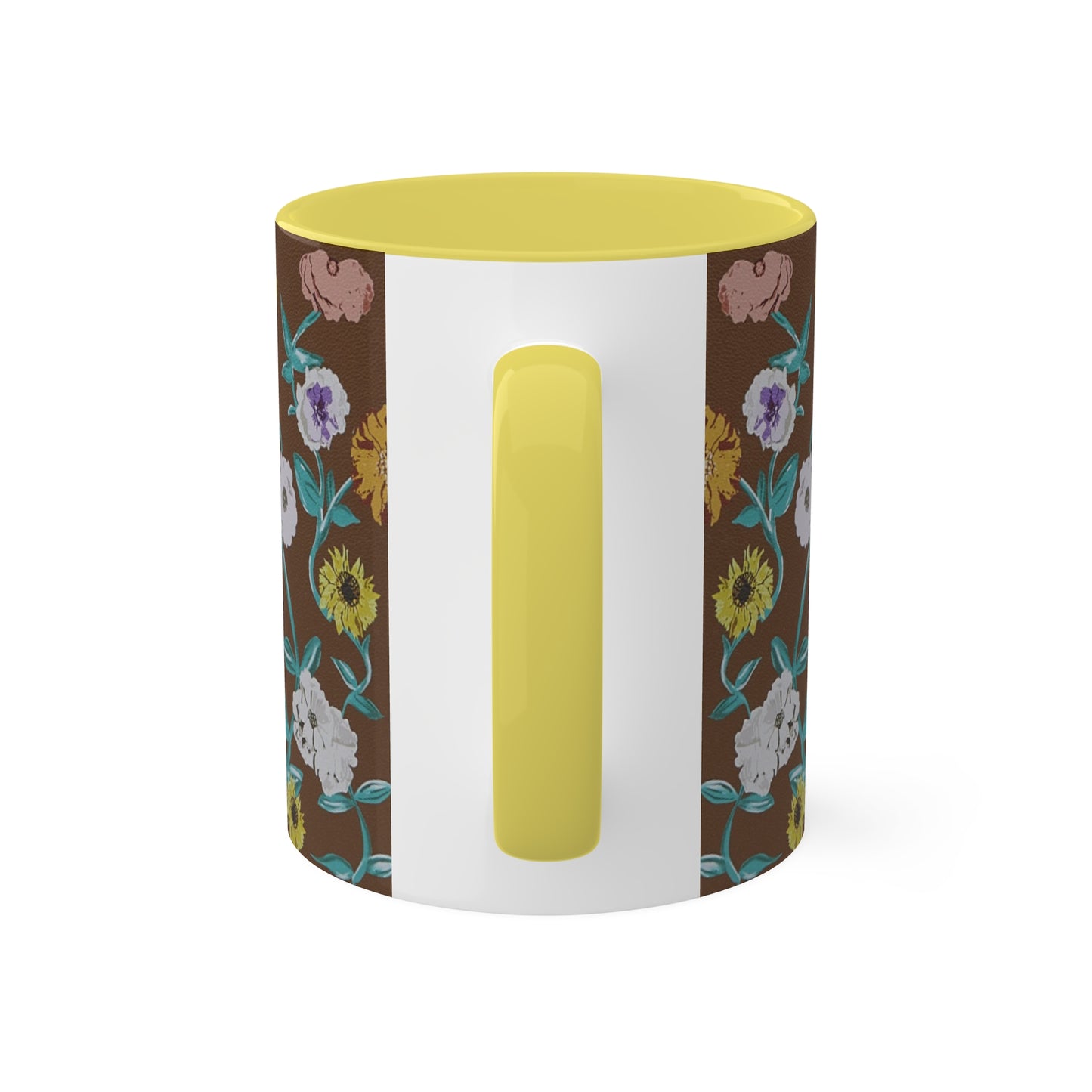 Surprise Song Piano Flowers - Vinyl Case Inspired - Colorful Mugs, 11oz