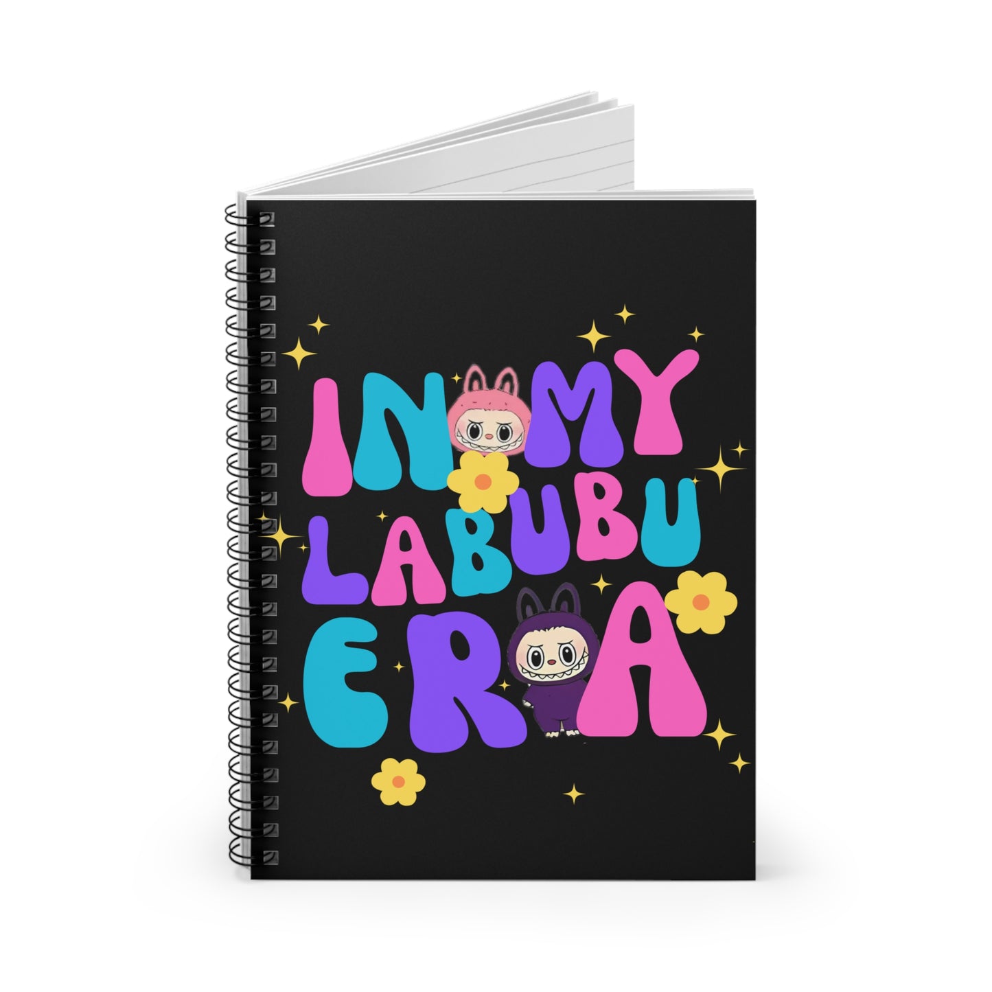 Colorful Spiral Notebook with Cute Character Design, Fun Stationery for Kids, Ideal for School, Journaling & Gift