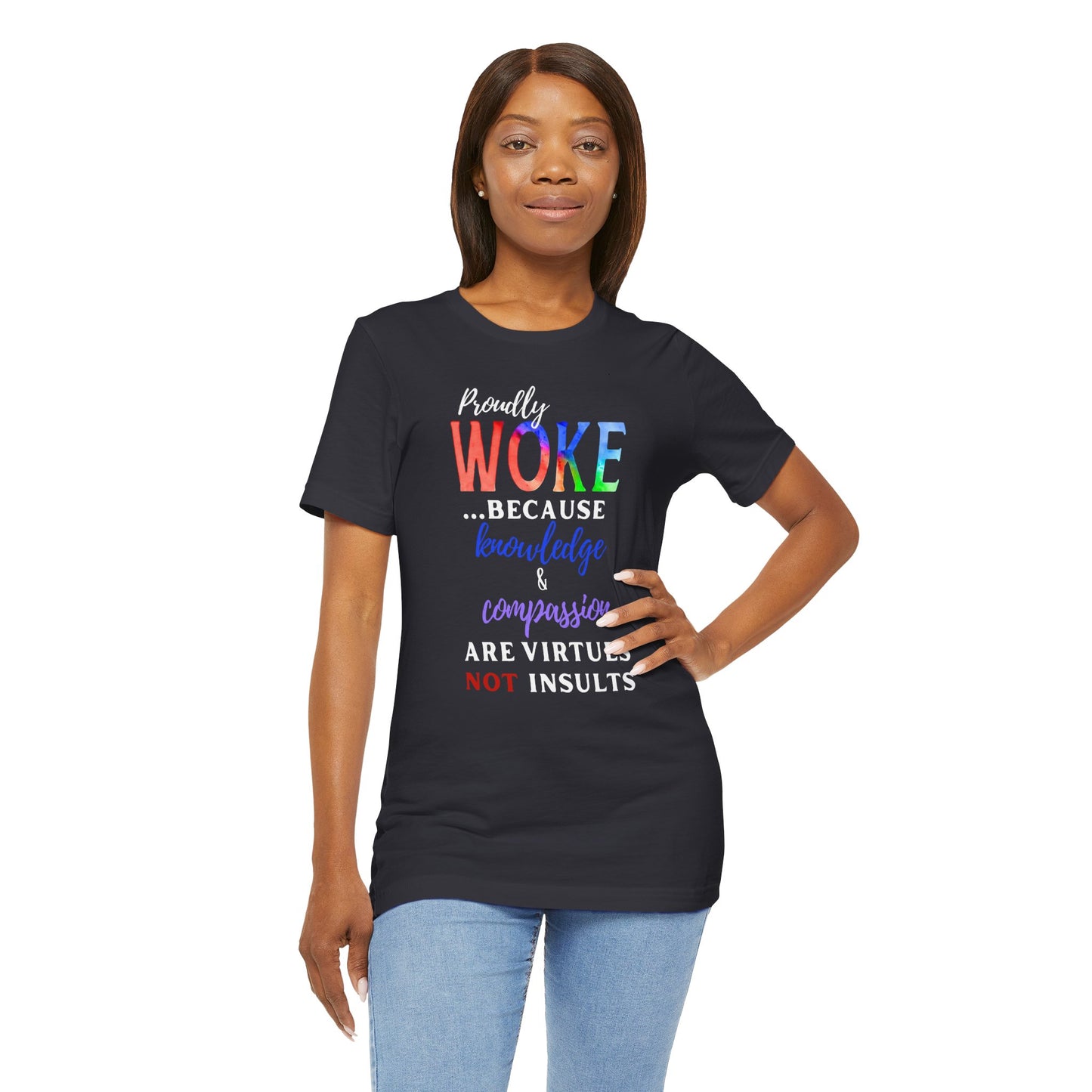 Proudly WOKE Short Sleeve Tee | Unisex T-Shirt for Activists, Social Justice Events, Casual Wear, Gift for Friends, Inclusive [...]