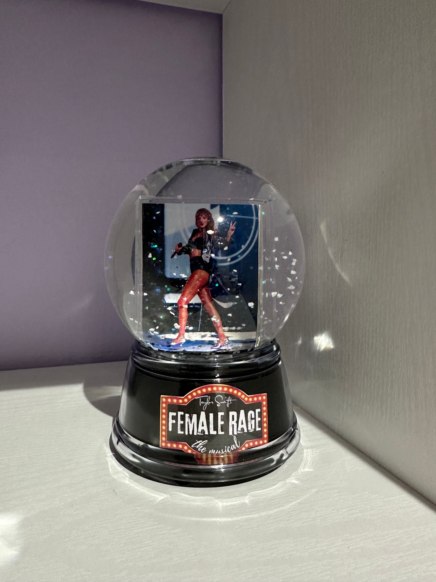 Female Rage Snow Globe