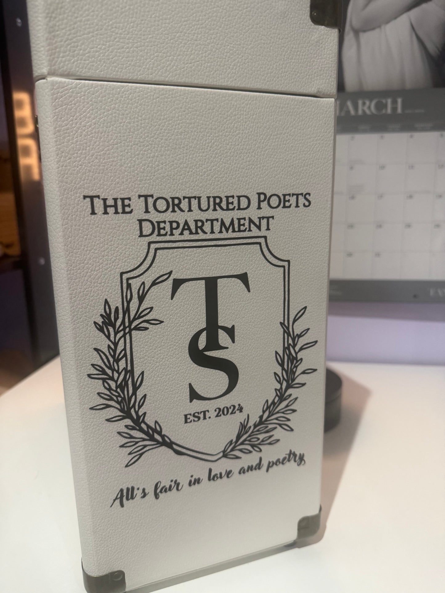 Preorder - Poets Vinyl Storage Case Black Handle (12")