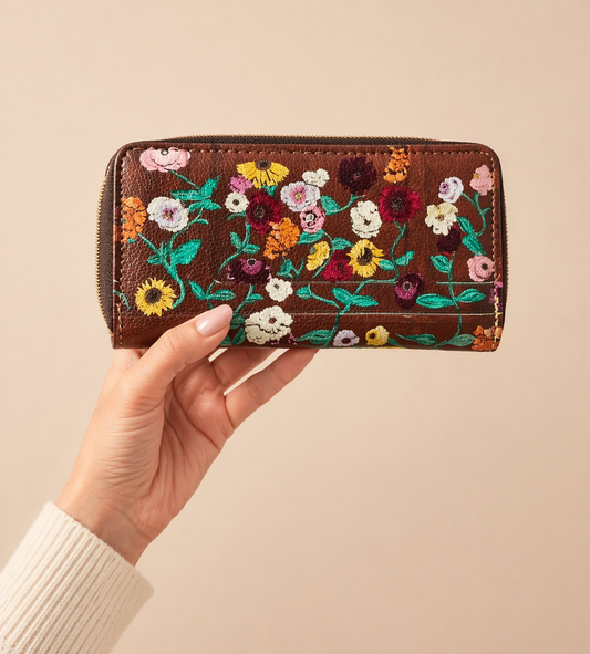 Surprise Song Floral Piano - Swiftie - Zipper Wallet