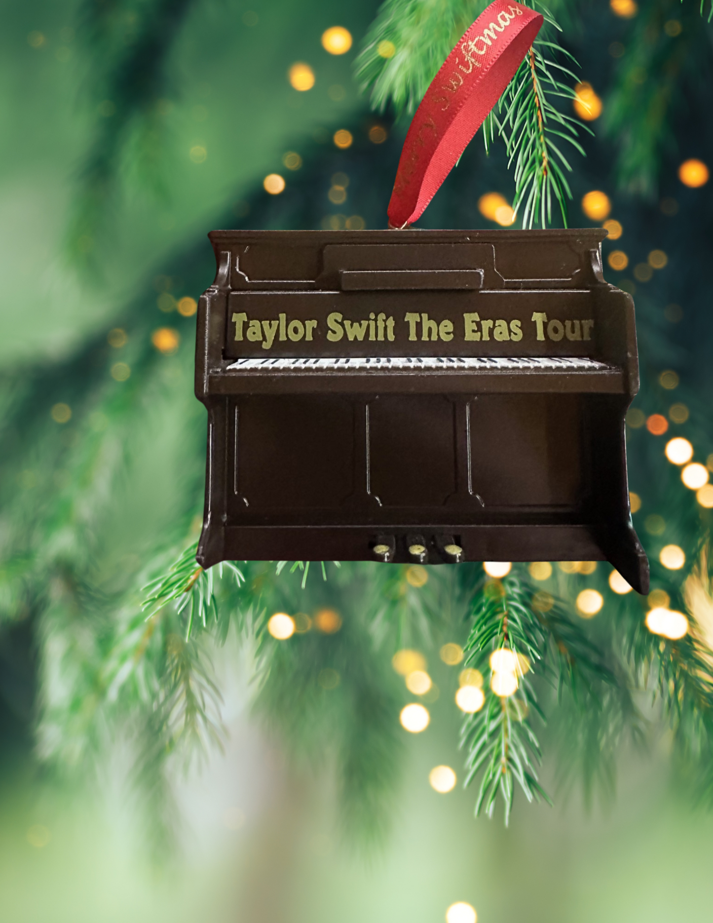 Eras Tour Surprise Song Piano-Hand Painted-3D Ornament