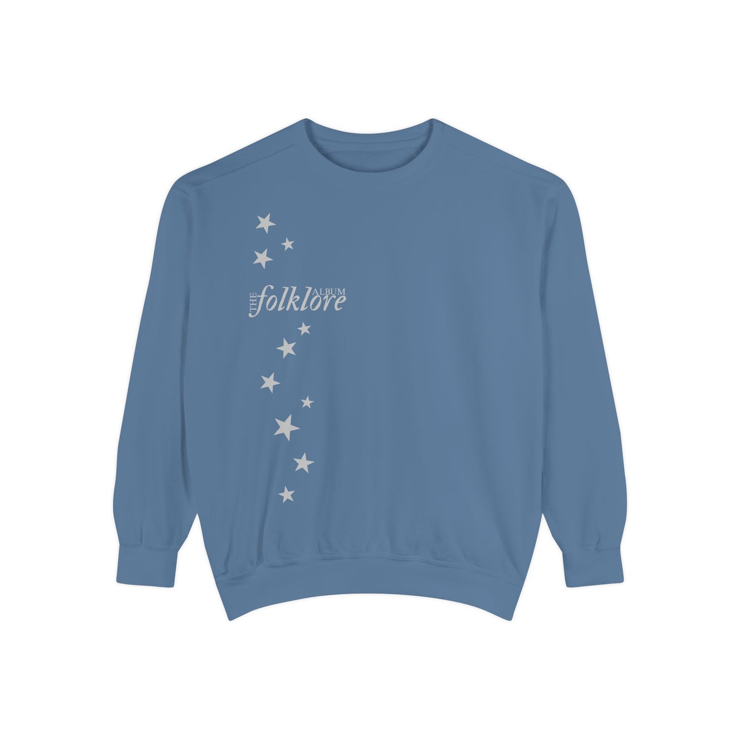Stars around my Scars Crewneck Denim Blue Comfort Colors