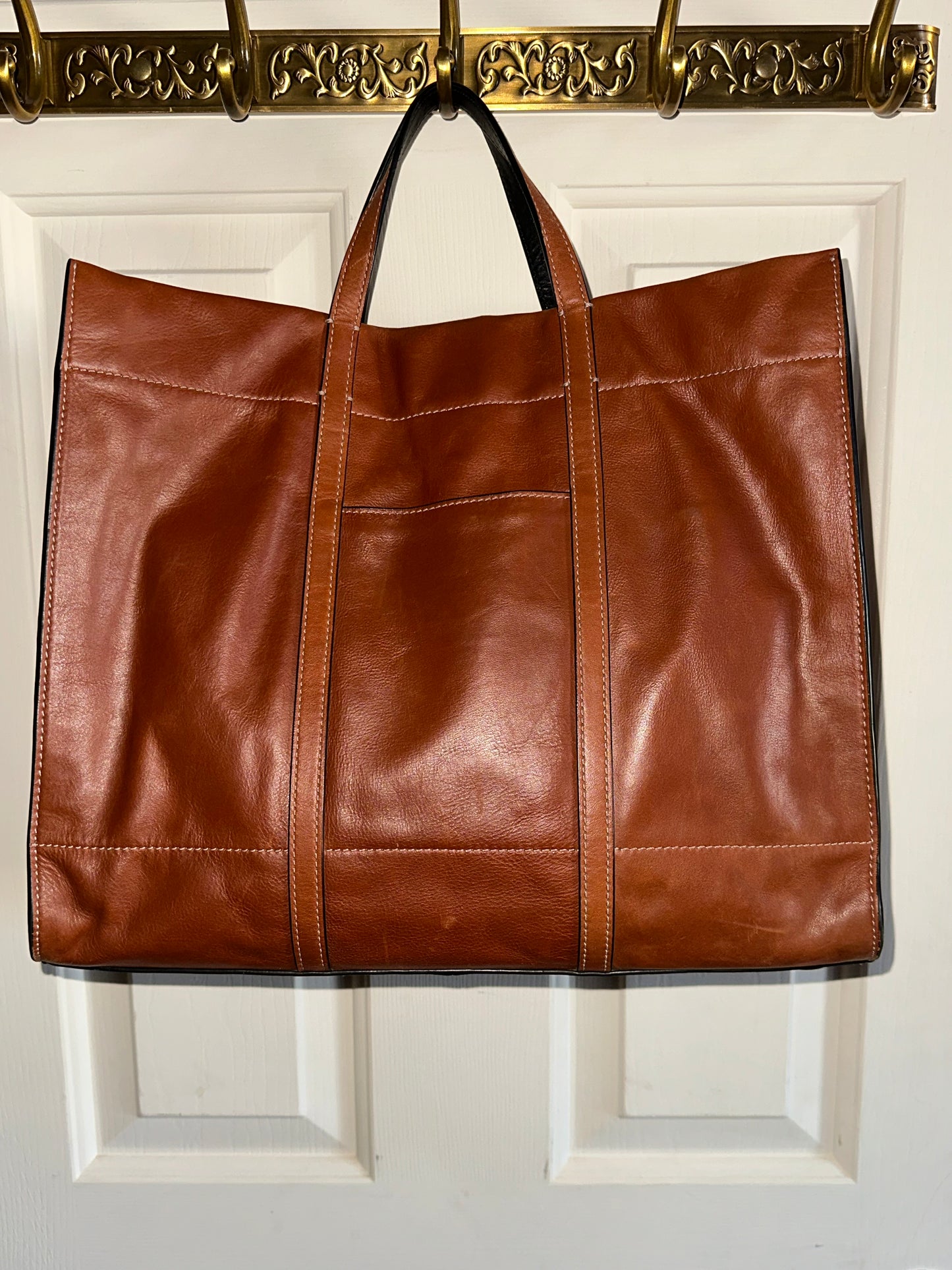 Preloved Fossil Tote-Eras Flowers!