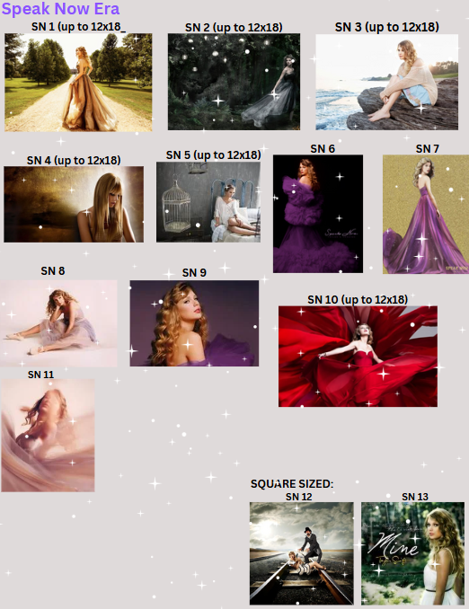 Speak Now Poster Prints