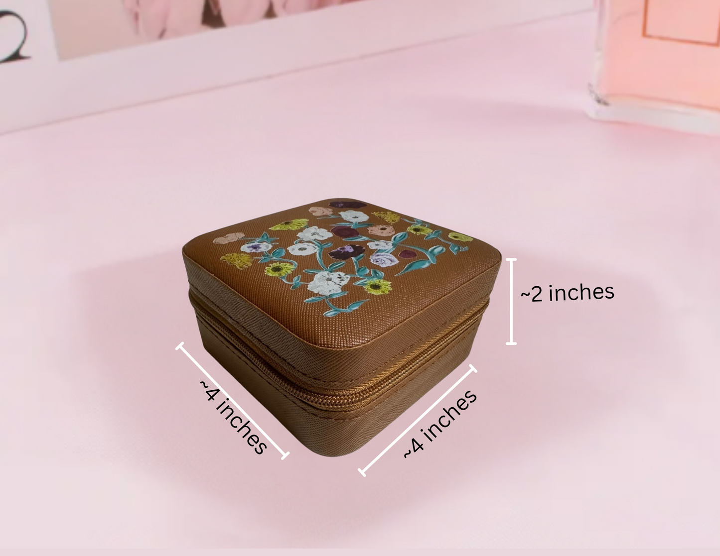 Surprise Song Piano Flower - Travel Jewelry Box