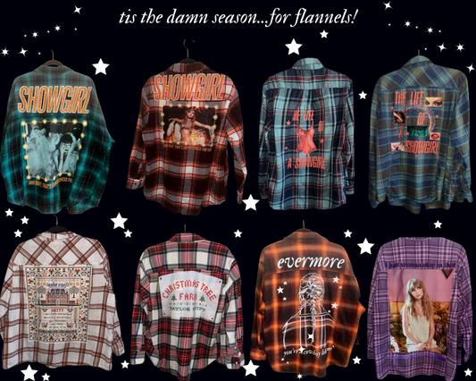 Made to Order Swiftie Upcycled Flannel Shirt