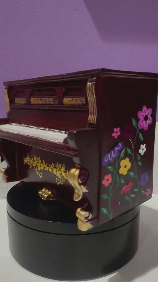 Eras Surprise Song Piano-Hand Painted Pen Holder / Planter / Makeup Brush Holder / Container