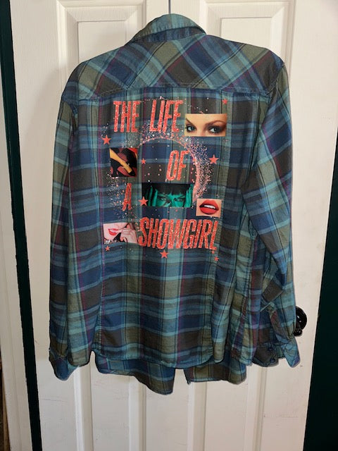 Made to Order Swiftie Upcycled Flannel Shirt