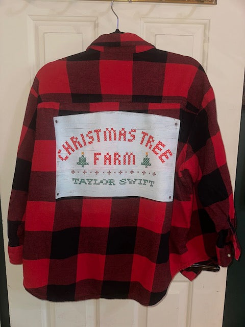 CTF Swiftie Upcycled Flannel Shirts
