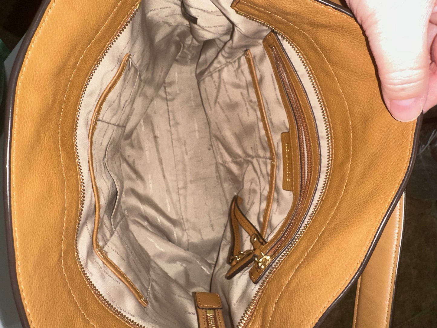 Upcycled Michael Kors Large Evie Shoulder Bag - Acoustic Piano Floral Design