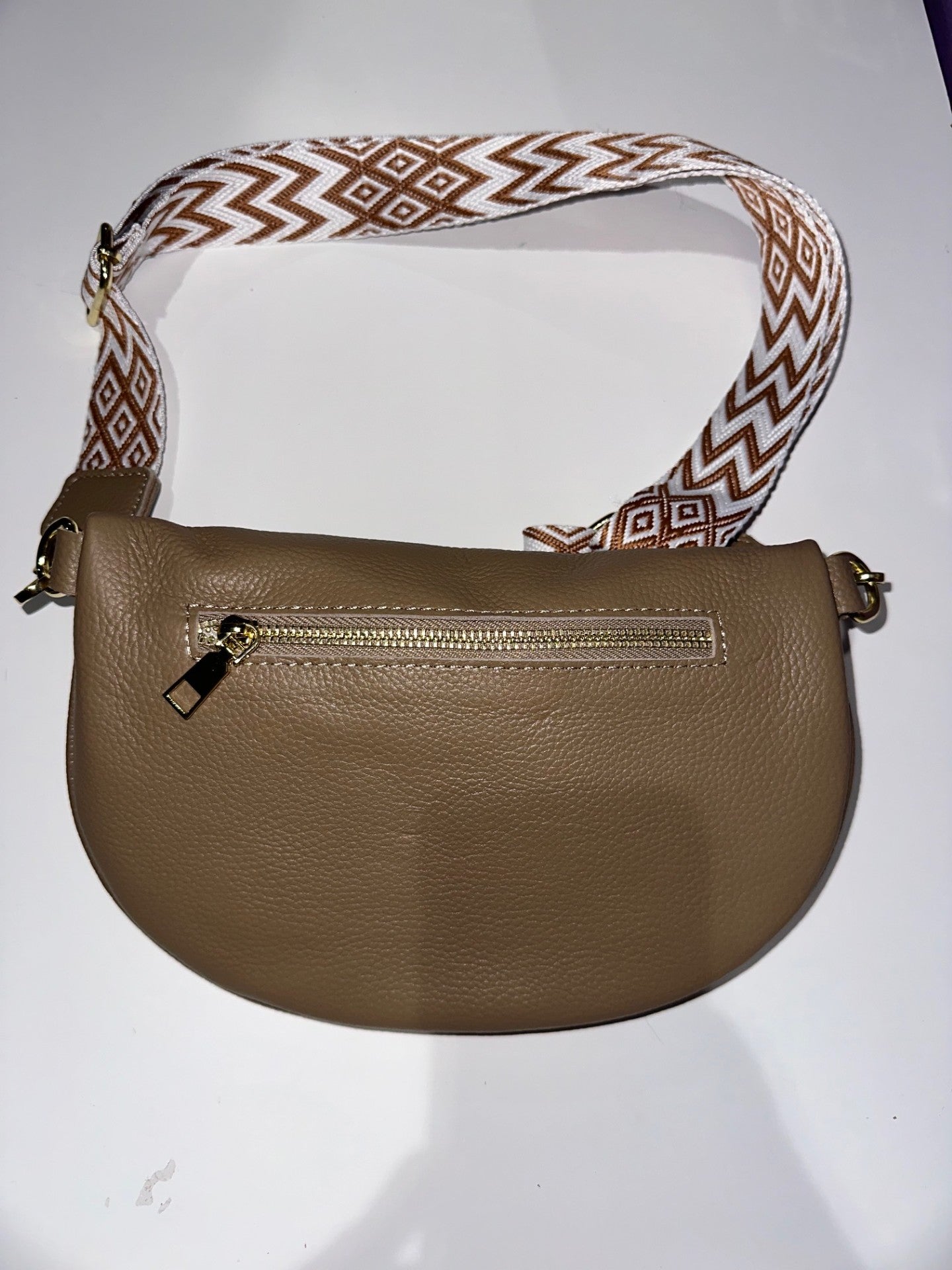 Leather Floral Piano Bum Bag