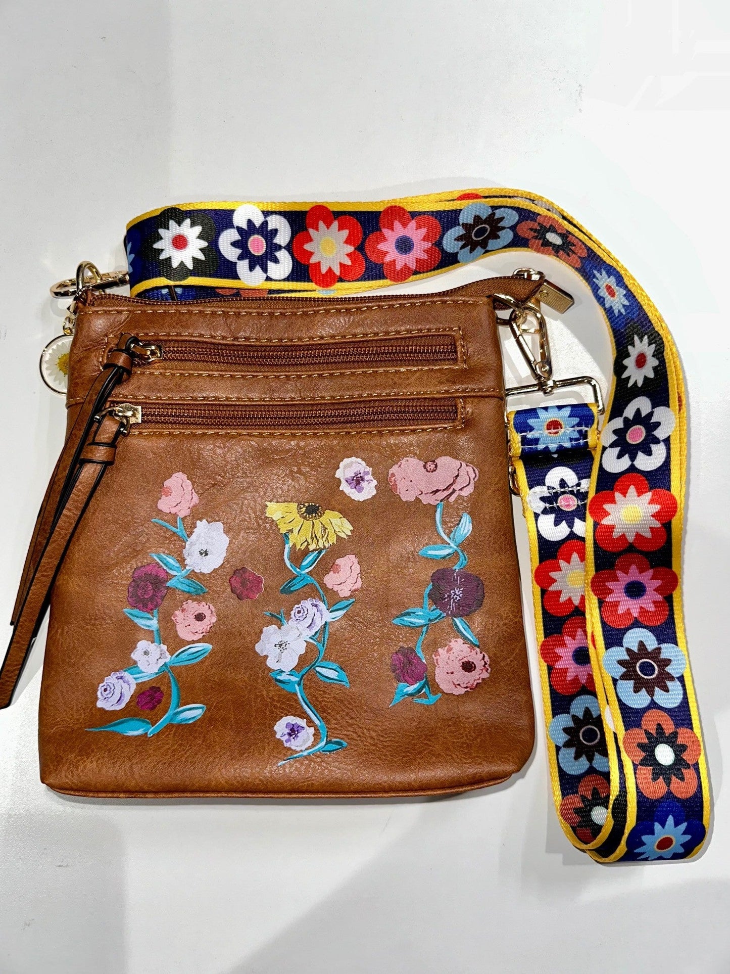 Floral Piano Small Crossbody