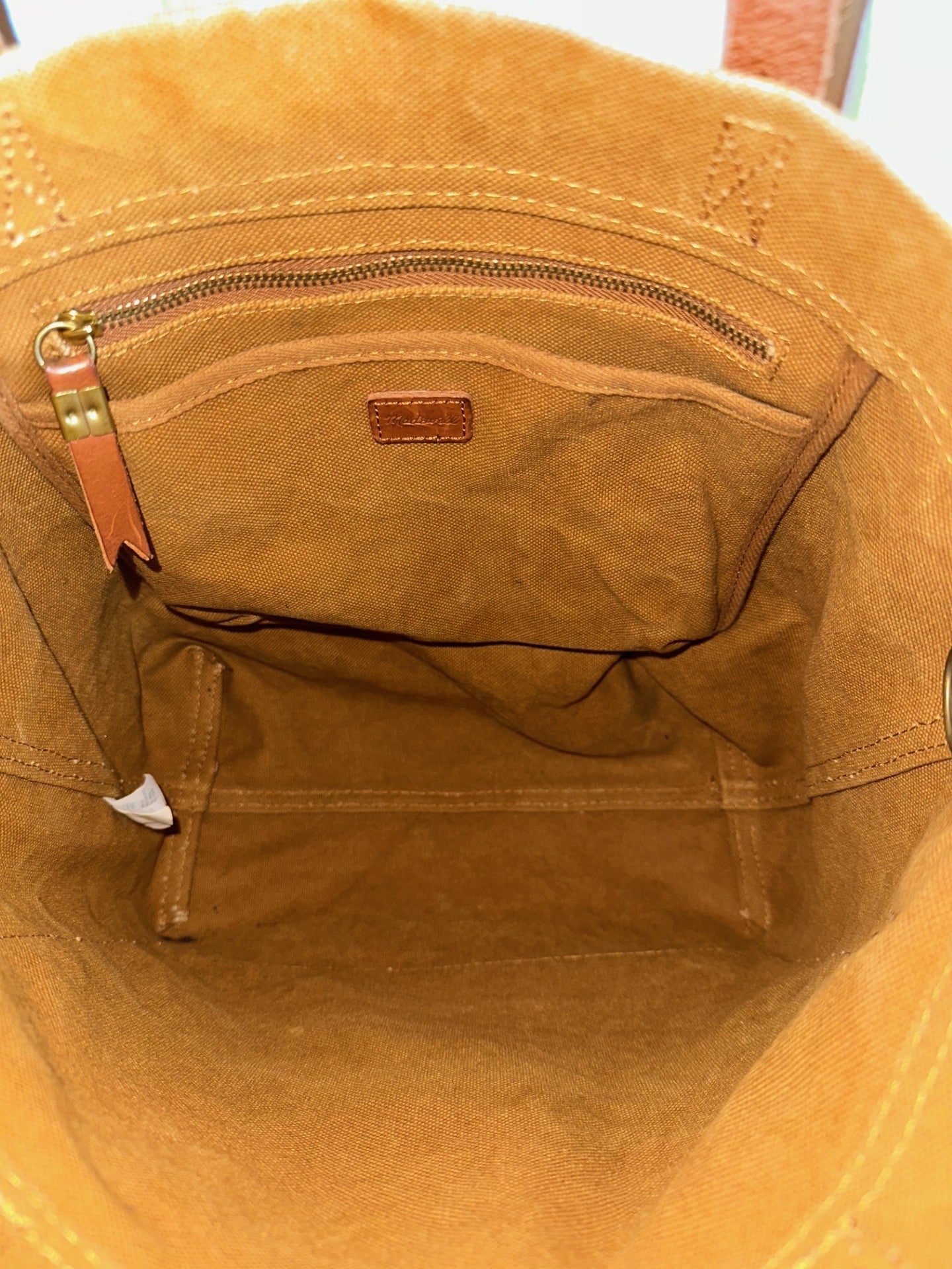 Preloved Madewell Canvas Transport Tote / Crossbody- Swiftie Style